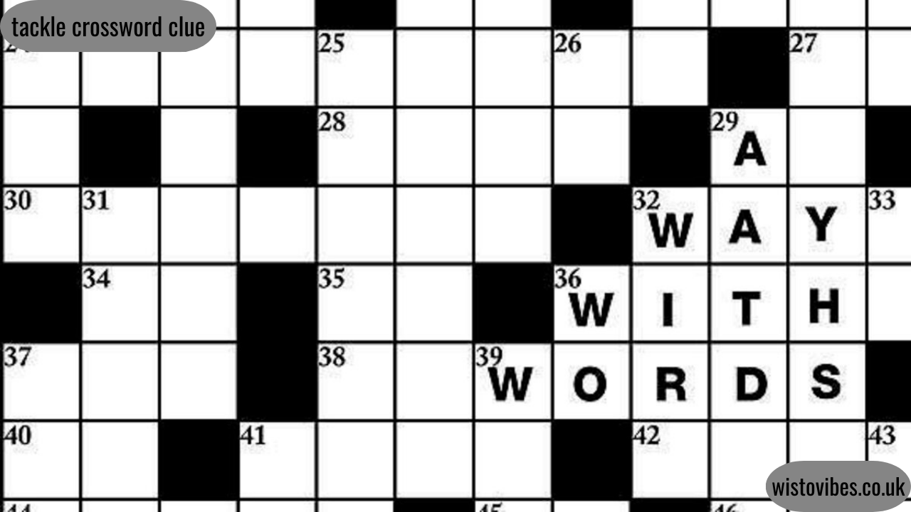 tackle crossword clue