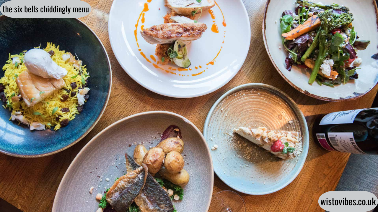 the six bells chiddingly menu