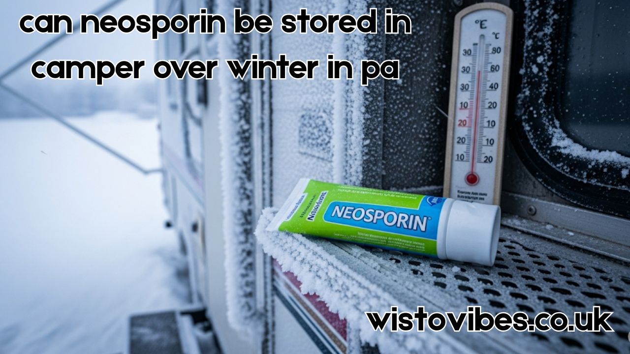 can neosporin be stored in camper over winter in pa