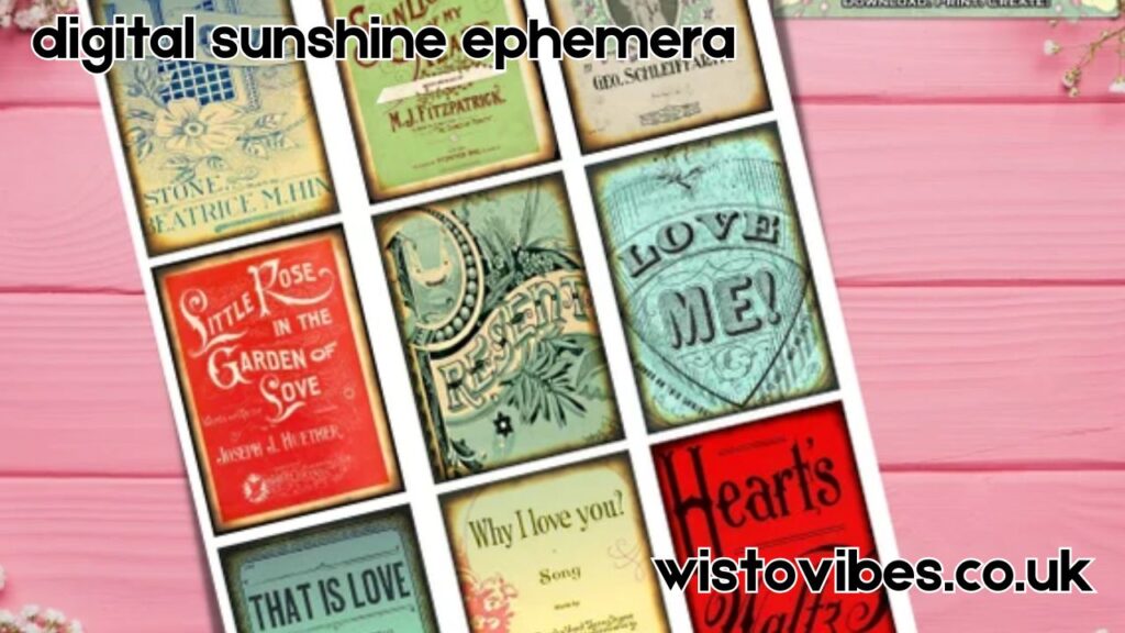 digital sunshine ephemera