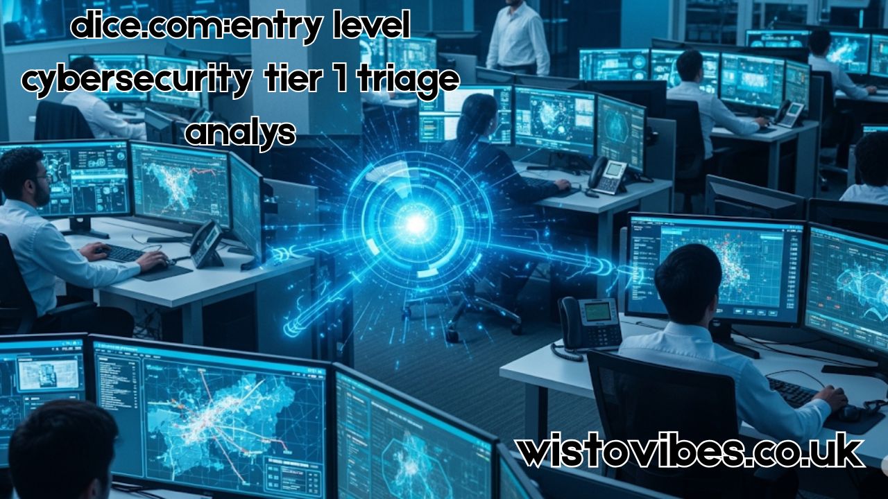 dice.com:entry level cybersecurity tier 1 triage analys