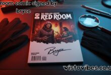 red room comic signed by bryce
