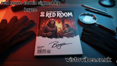 red room comic signed by bryce