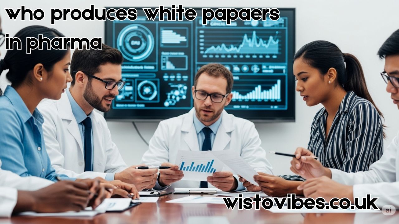 who produces white papaers in pharma