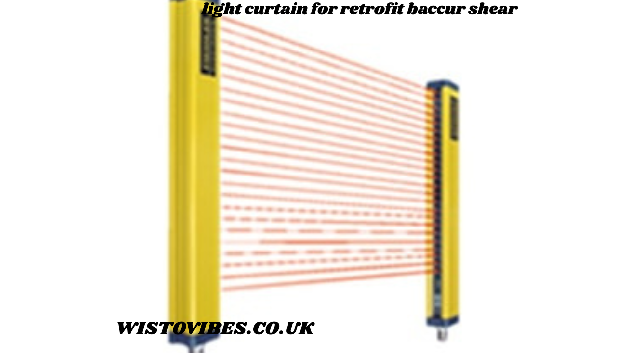 light curtain for retrofit baccur shear