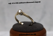 wjj .15 ct 9k solitaire diamond ring uk