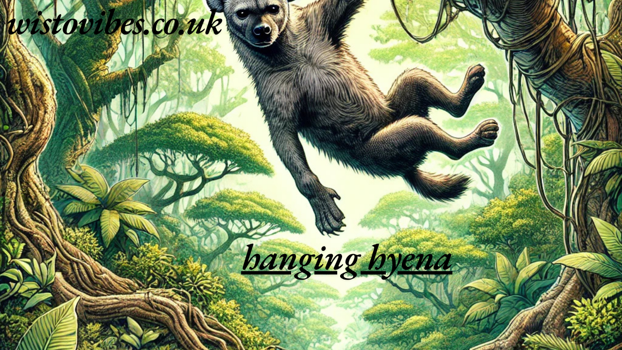 hanging hyena