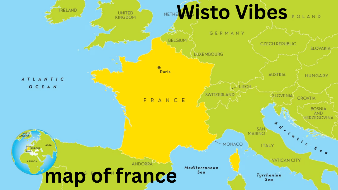 map of france