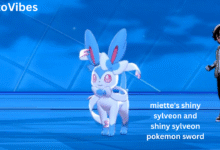 miette's shiny sylveon and shiny sylveon pokemon sword