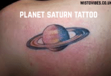 planet saturn tattoo
